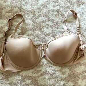 Bali Nude Full-Coverage T-Shirt Bra with Adjustable Straps 36C